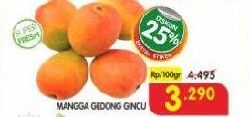 Promo Harga Mangga Gedong Gincu per 100 gr - Superindo