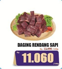 Promo Harga Daging Rendang Sapi per 100 gr - Hari Hari