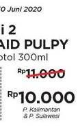 Promo Harga MINUTE MAID Juice Pulpy per 2 botol 300 ml - Indomaret