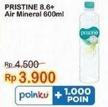 Promo Harga PRISTINE 8 Air Mineral 600 ml - Indomaret