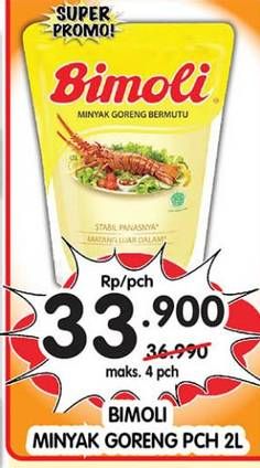 Promo Harga Bimoli Minyak Goreng 2000 ml - Superindo