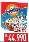 Promo Harga OVALTINE Crunchy Iced Choco per 18 sachet 32 gr - Hypermart