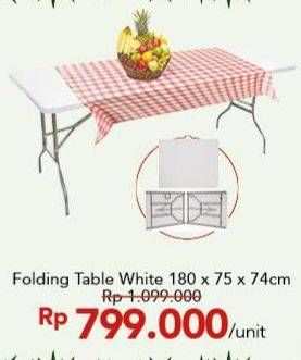 Promo Harga Folding Table  - Carrefour