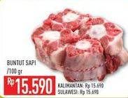 Promo Harga Oxtail Sapi per 100 gr - Hypermart