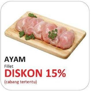 Promo Harga Ayam Fillet per 100 gr - Yogya