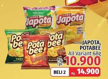 Promo Harga JAPOTA/POTABEE Potato Snack  - LotteMart