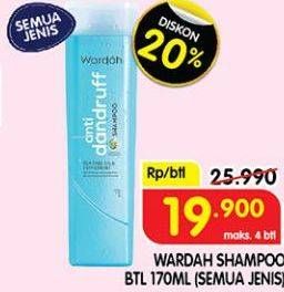 Promo Harga WARDAH Shampoo All Variants 170 ml - Superindo