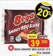 Promo Harga Bega Smokey BBQ Slices 200 gr - Superindo