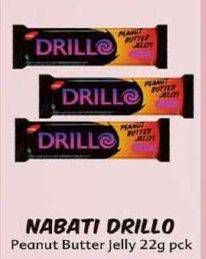 Promo Harga DRILLO Peanut Butter Jelly per 2 pcs 22 gr - Indomaret