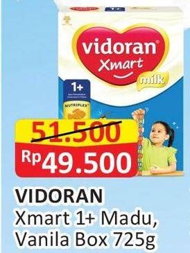 Promo Harga VIDORAN Xmart 1+ Vanilla, Madu 725 gr - Alfamart