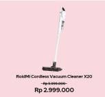 Promo Harga Xiaomi Roidmi Cordless Vacuum Cleaner X20  - Erafone