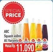 Promo Harga ABC Syrup Squash Delight All Variants 460 ml - Hypermart