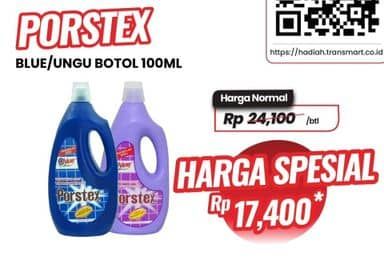 Promo Harga Yuri Porstex Pembersih Porselen Biru, Purple 1000 ml - Carrefour