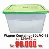 Promo Harga Lion Star Wagon Container VC-15 50000 ml - Hari Hari