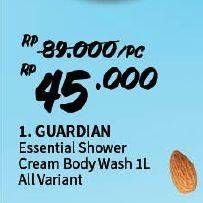 Promo Harga Guardian Essential Shower Cream Body Wash  - Guardian