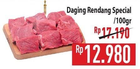 Promo Harga Daging Rendang Sapi per 100 gr - Hypermart