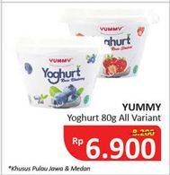 Promo Harga YUMMY Yogurt All Variants 80 gr - Alfamidi