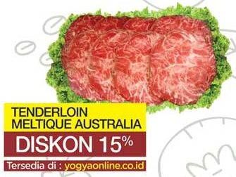 Promo Harga Daging Has Dalam (Tenderloin) per 100 gr - Yogya