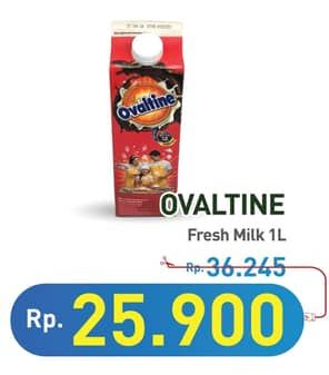 Promo Harga Ovaltine Fresh Milk 1000 ml - Hypermart