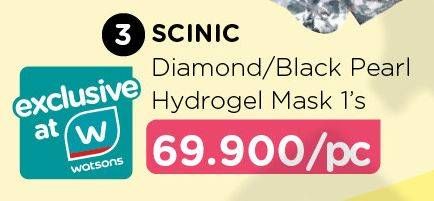 Promo Harga SCINIC Mask Diamond, Black Pearl  - Watsons