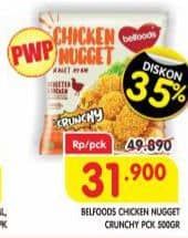 Promo Harga Belfoods Nugget Chicken Nugget Crunchy 500 gr - Superindo