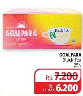 Promo Harga Goalpara Teh Celup Black Tea 25 pcs - Lotte Grosir