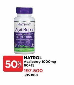 Promo Harga Natrol Acaiberry 75 pcs - Watsons