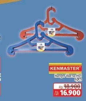 Promo Harga KENMASTER Hanger H01 6 pcs - Lotte Grosir