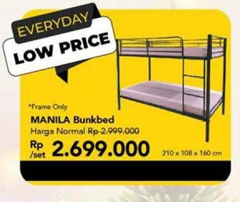 Promo Harga Manila Bunkbed  - Carrefour