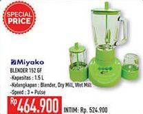 Promo Harga MIYAKO BL 152 Blender GF 1500 ml - Hypermart