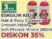 Promo Harga ESKULIN Kids Hair & Body Wash Mickey, Minnie 280 ml - Yogya