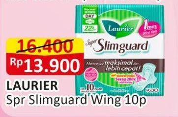 Promo Harga Laurier Super Slimguard Day 22.5 Cm 10 pcs - Alfamart