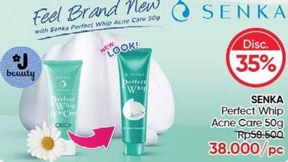 Promo Harga SENKA Perfect Whip Facial Foam Acne Care 50 gr - Guardian