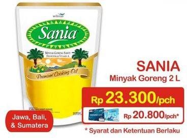 Promo Harga SANIA Minyak Goreng 2 ltr - Indomaret