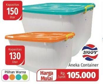 Promo Harga BIGGY Container Box All Variants  - Lotte Grosir