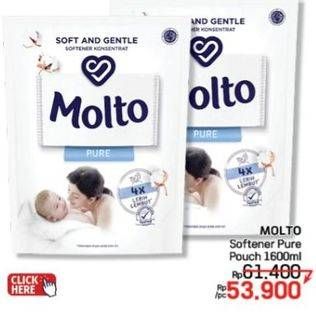 Promo Harga Molto Softener Ultra Pure 1600 ml - LotteMart
