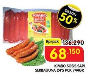 Promo Harga Kimbo Sosis Sapi Serbaguna 792 gr - Superindo