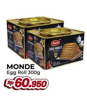 Promo Harga Monde Serena Egg Roll 300 gr - Yogya