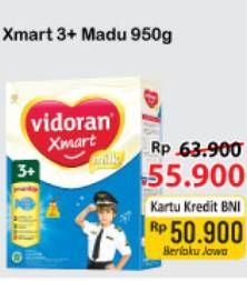 Promo Harga VIDORAN Xmart 3+ Madu 950 gr - Alfamart