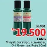 Promo Harga Cap Lang Minyak Ekaliptus Aromatherapy Green Tea, Rose, Original, Lavender 60 ml - Alfamidi