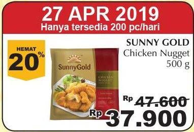 Promo Harga SUNNY GOLD Chicken Nugget 500 gr - Giant