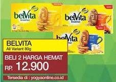 Promo Harga BELVITA Biskuit Breakfast All Variants per 2 box 80 gr - Yogya