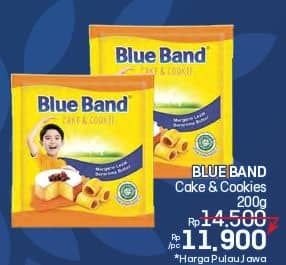 Promo Harga Blue Band Cake & Cookie 200 gr - LotteMart
