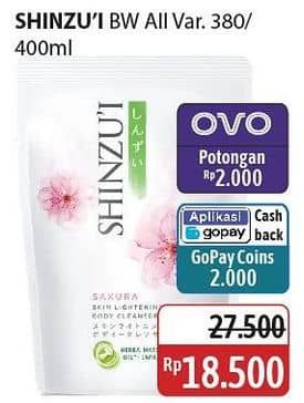 Promo Harga Shinzui Body Cleanser All Variants 420 ml - Alfamidi