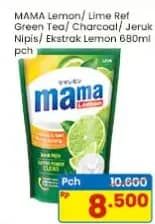 Promo Harga Mama Lemon Cairan Pencuci Piring Jeruk Nipis 680 ml - Indomaret