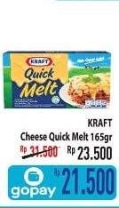 Promo Harga KRAFT Quick Melt 165 gr - Hypermart