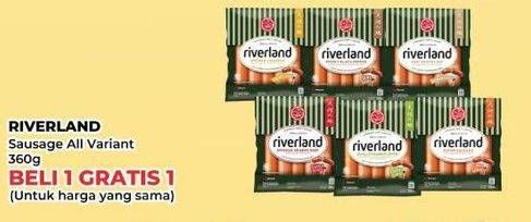 Promo Harga Riverland Sausage All Variants 360 gr - Yogya