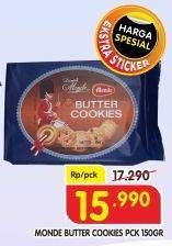 Promo Harga MONDE Butter Cookies 150 gr - Superindo