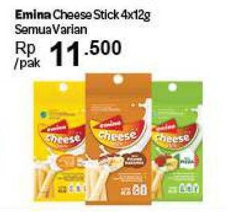 Promo Harga EMINA Cheese Stick All Variants per 4 pcs 12 gr - Carrefour