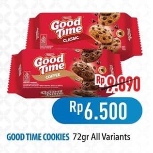 Promo Harga Good Time Cookies Chocochips All Variants 72 gr - Hypermart
